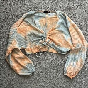 Out From Under Women's Sadie Shirred Top Tie Dye - Size XS